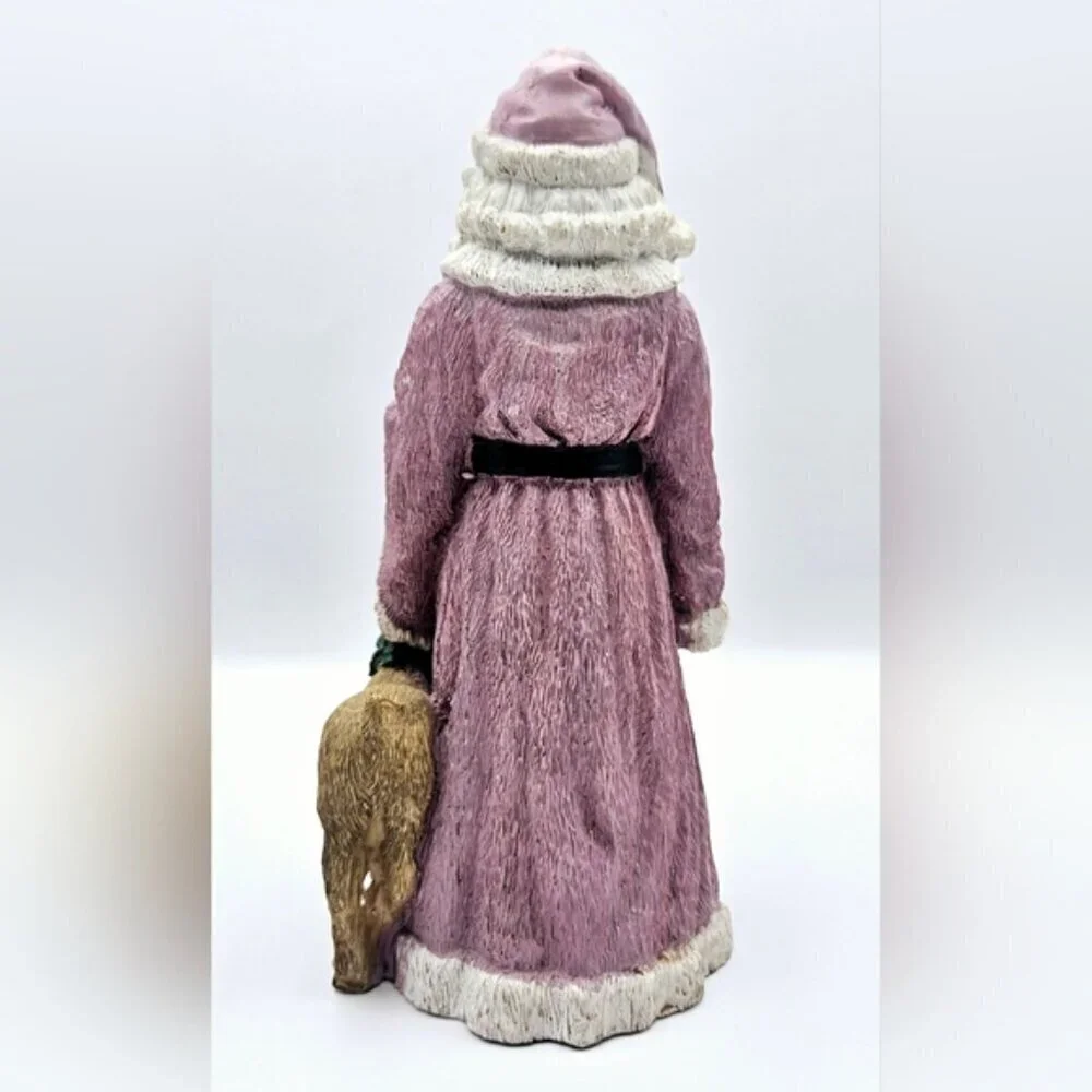 Vintage Midwest Imports Santa Claus Figurine Resin Antique Finish